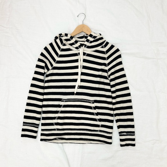 J.Crew Terry Knit Striped Hoodie - Picture 2 of 12